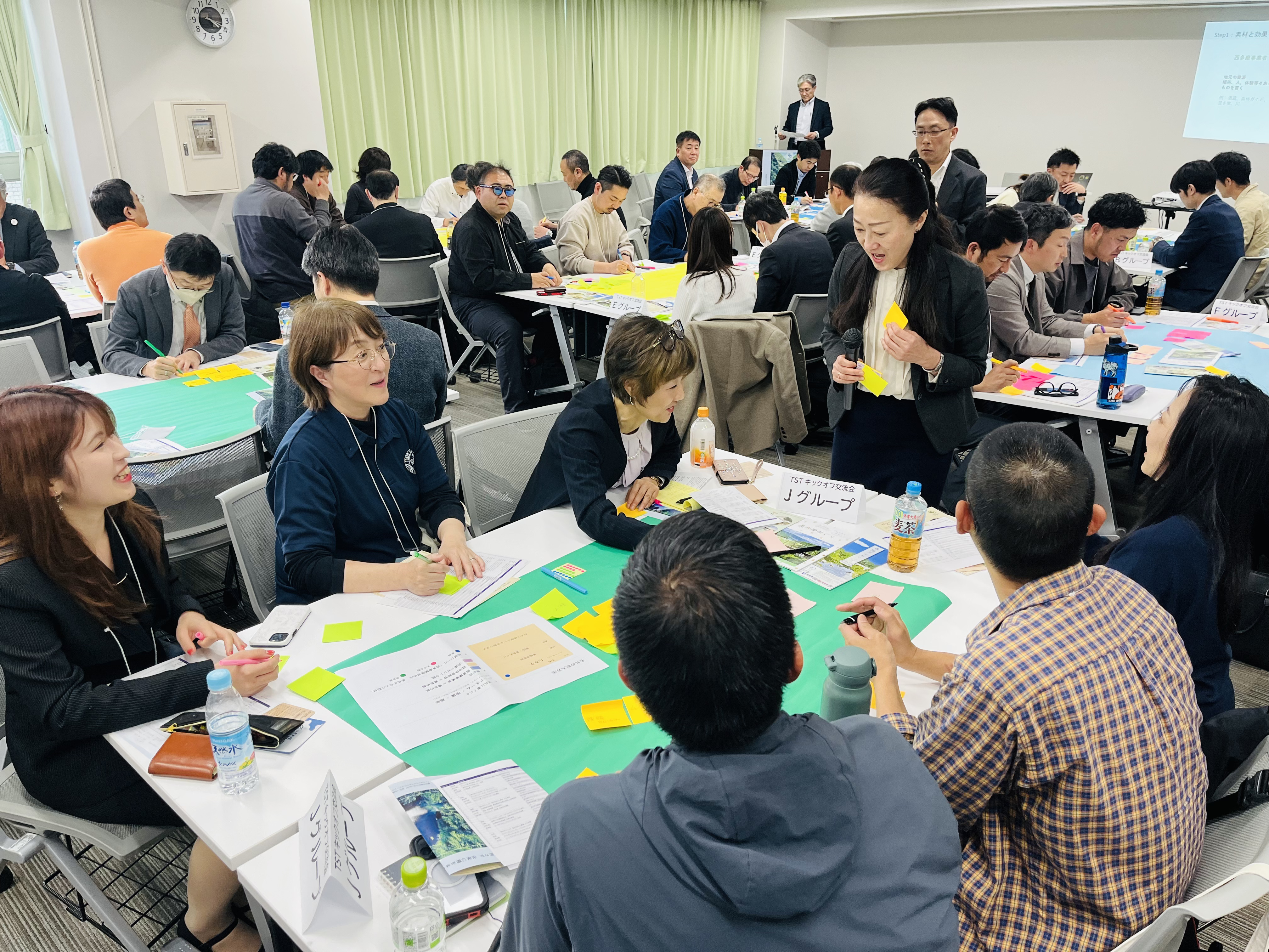 山間部の観光事業者と企業70名が参加、キックオフ交流会を開催